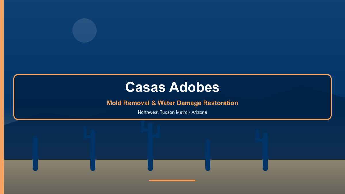 Casas Adobes Arizona — professional mold removal and water damage restoration