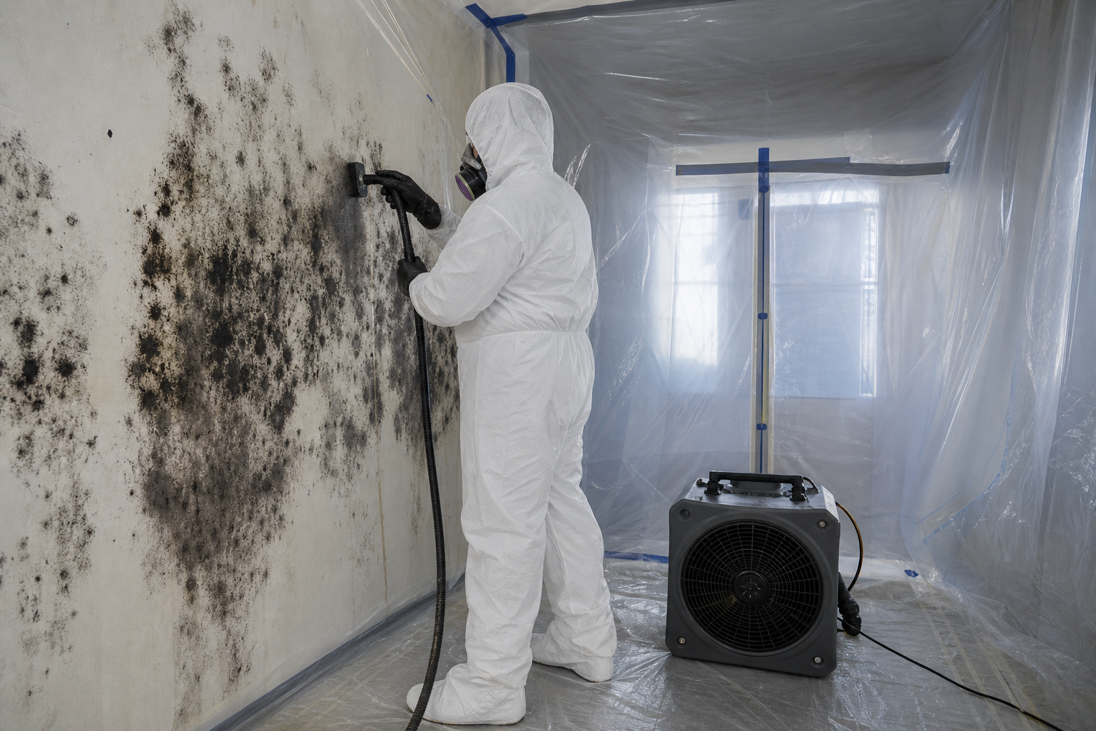 Black Mold Removal in Tucson Arizona — professional water damage and mold restoration