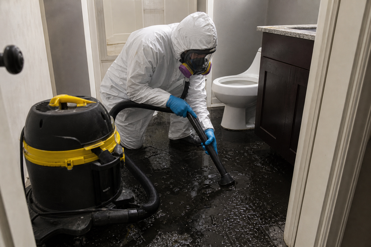Sewage Backup Cleanup in Tucson Arizona — professional water damage and mold restoration