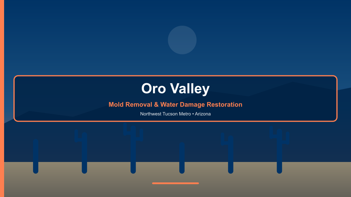 Oro Valley Arizona — professional mold removal and water damage restoration